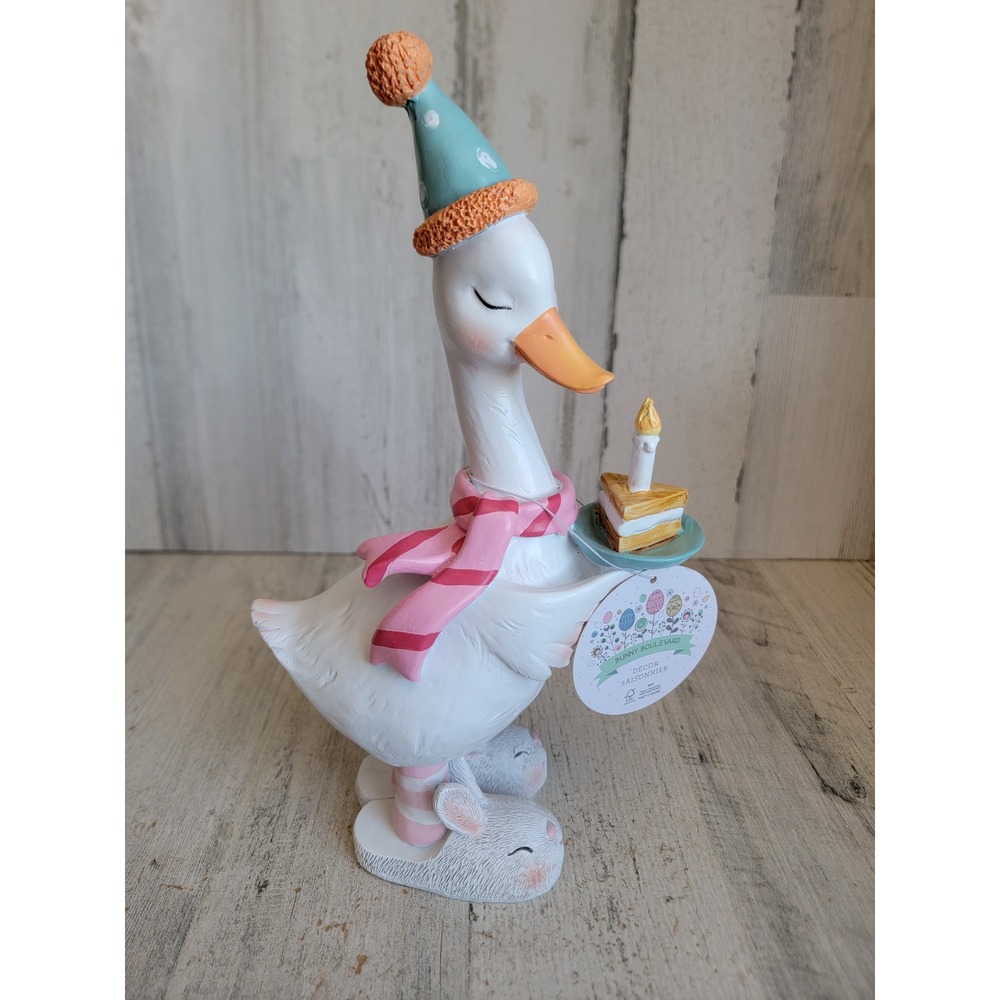 Bunny Boulevard celebration goose cake party birthday spring home figure